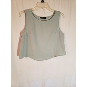 Women's Roylamp Light Blue Cropped Tank Size M